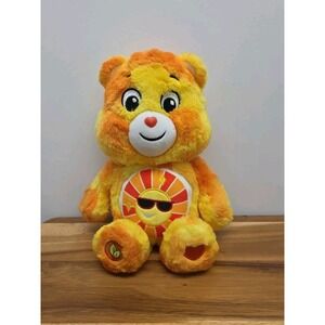 Basic Fun Unlock The Magic Care Bear 10" Plush 2024 EUC Sunshine